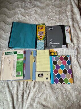 School Office Supplies Staples Hilroy Crayola Post it Most New